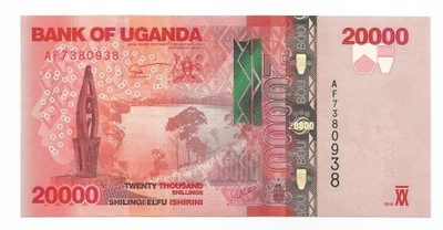 UGANDA 20000 SHILLINGS 2010 P53 UNC (8601)