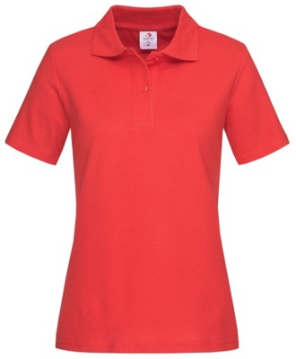 T-Shirt koszulka polo damska ST3100 Czerwona XL