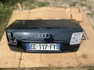 Audi a8 d3 крышка багажника задняя czarna эмблема logo фото №1