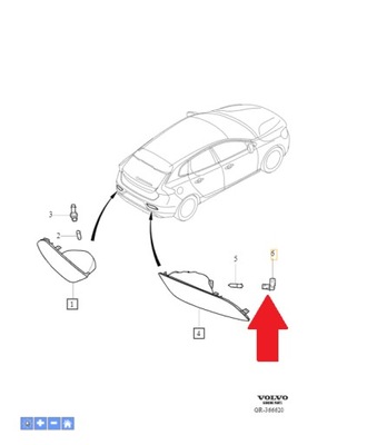 PATRON LUCES VOLVO V40/V40CC CON 31335539  