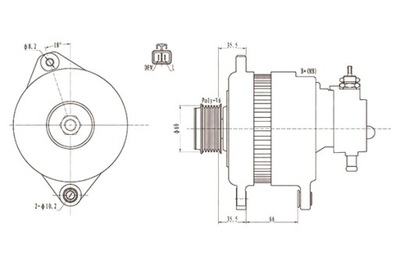 ГЕНЕРАТОР OPEL ASTR MAGNETI MARELLI