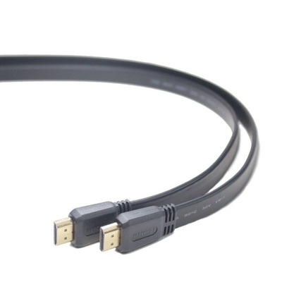 GMB PŁASKI KABEL HDMI-HDMI 2.0 1,8m GOLD 4K ULTRA