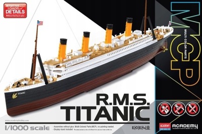 Model Plastikowy R.M.S. Titanic MCP 1:1000 Academy