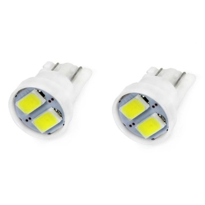 Żarówki LED T10 W5W 12V 2xSMD CLASSIC