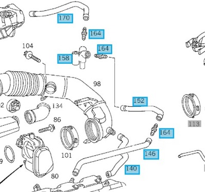 MERCEDES CLK 320 430 55 C208 C209 W208 W209 ODMA