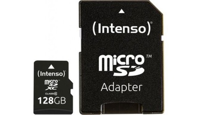 Karta pamięci Intenso microSD UHS-I 128GB z adapterem