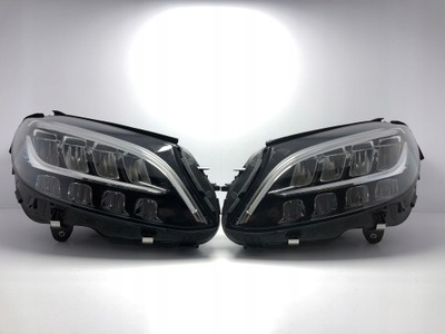 Mercedes c klasa 205 lift лампа лампы led nowe оригинальный номер фото №1