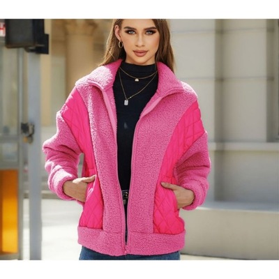 2023 Nowa Jesień zima Moda ciepła damska kurtka zamek alpaka