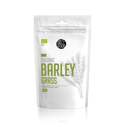Diet Food Bio barleygrass - młode pędy jęczmienia 200g