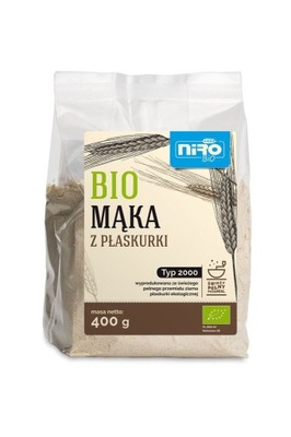 Mąka z płaskurki bio 400g NIRO