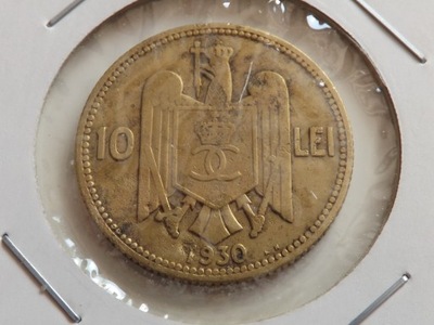 Rumunia 10 Leii 1930 KN , Karol II st. 2-