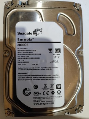 Dysk Seagate ST3000DM001 3TB SATA III 3,5"