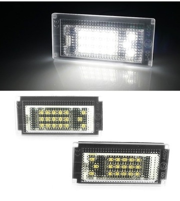 Фонари номерного знака led mini cooper r50 r52 r53 фото №1