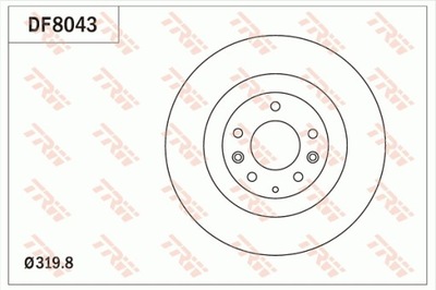 ДИСК ТОРМОЗНОЙ MAZDA CX-9 07- ПЕРЕД