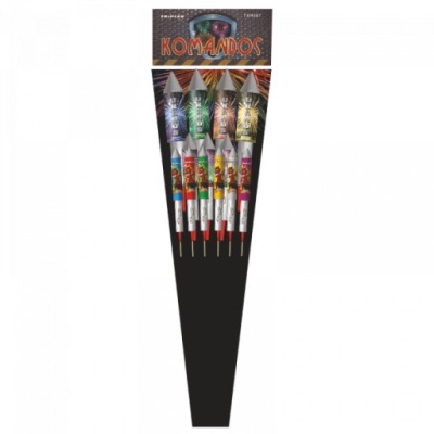 Zestaw 13 rakiet KOMANDOS TXR087 Triplex