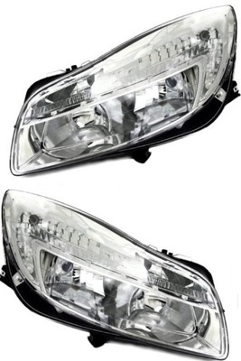 Лампы opel insignia a 08-13 левая + правая комплект фары двигатели tyc фото №1