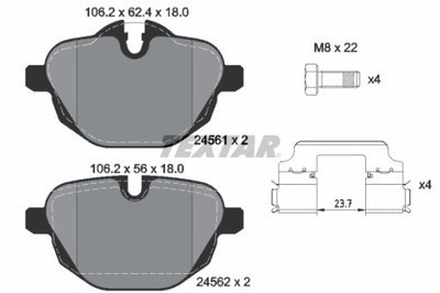 TRINKELĖS HAM. BMW T. F10/F11 520-530 10-/F25 X3 10- 