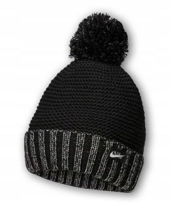 CZAPKA DAMSKA ZIMOWA NIKE POMPON BEANIE DO8199-010