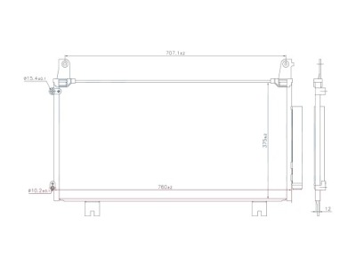 Honda cr-v 2017-2019 радиатор кондиционера 80100tlaa11 фото №1