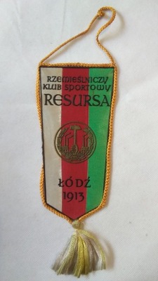 Proporczyk Rzemieślniczy Klub Sportowy RESURSA Łódź