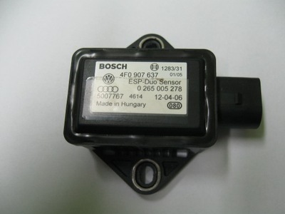 AUDI A6 C6 SENSOR ESP BOSCH 4F0907637  