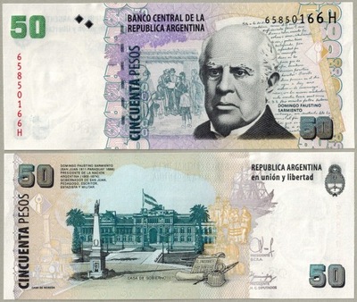 Argentyna 50 Pesos 2011 P-356 UNC