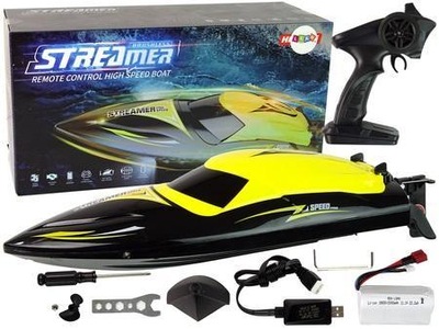 MOTORÓWKA R/C 2,4G ŻÓŁTA 35 KM/H, LEANTOYS