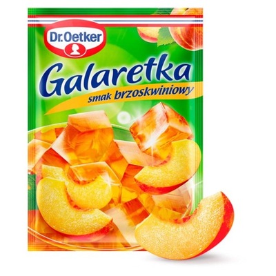 Dr.Oetker Galaretka o smaku brzoskwiniowym 72g