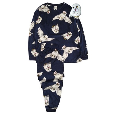 HARRY POTTER welurowa piżama HEDWIGA 46 48 XL prezent