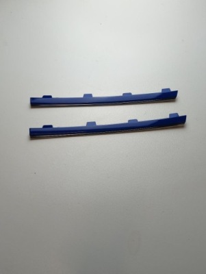 Левая молдинг хром решётка бампера перед 1s0853767e vw up фото №1