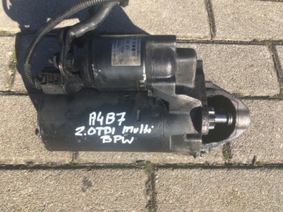 Стартер audi a4 b7 a6 c6 2.0 tdi bosch bpw фото №1