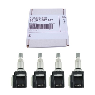 SENSORES DE PRESIÓN NEUMÁTICOS TPMS BMW X3 G01 X4 G02 X5 G05 X6 G06 X7 G07 6887147  