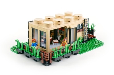LEGO Bricklink AFOL Eight Studs Domek Klocek