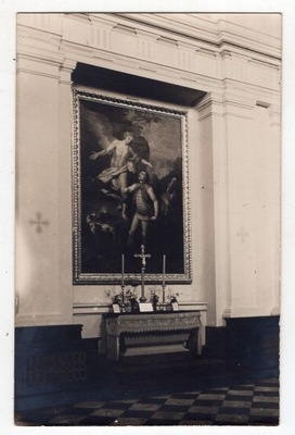 Święty Krzyż k Nowa Słupia - Kościół Klasztor - Wnętrze - FOTO ok1950