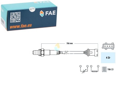 SONDA LAMBDA BMW 1 F20 1 F21 3 F30 F80 3 F31 1.6 07.11- FAE  