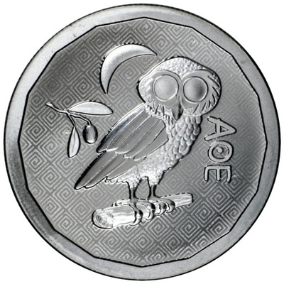 Moneta St. Helena: Ateńska Sowa 1 uncja srebra 2024 rok 1 oz Ag