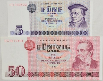 8.xx.Zest.Niemcy, NRD, Banknoty szt.2, St.1