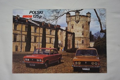 Prospekt Polski Fiat 125p plakat reklama