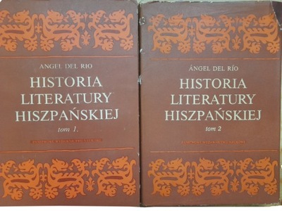 Del Rio HISTORIA LITERATURY HISZPAŃSKIEJ 1-2