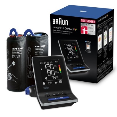 Ciśnieniomierz elektroniczny Braun ExactFit 5 Connect BUA6350 na ramię