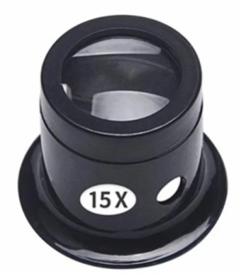 LUPA ZEGARMISTRZOWSKA JUBILERSKA 15X