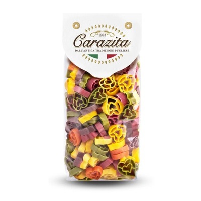 WŁOSKI MAKARON CARAZITA SERDUSZKA 250G