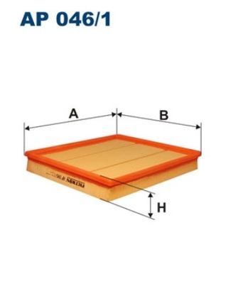 ФІЛЬТР ПОВІТРЯ ФІЛЬТРON FIL AP046/1