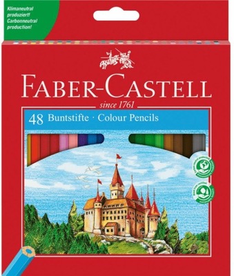 Kredki ołówkowe 48 kolorów Faber Castell