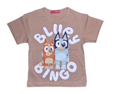 Koszulka Bluey Bingo bawełna r 6 lat