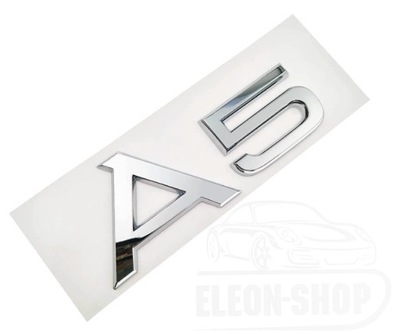 A5 Emblemat Znaczek Logo Napis Audi A5 CHROM TYL