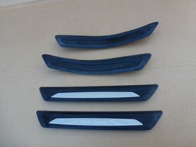 Накладки накладки пороговые bmw 1 f20 sport комплект фото №1