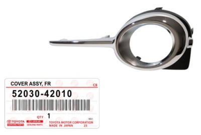 Toyota rav4 iii 10-12 рамка решётка противотуманная фара перед правая 5203042010 оригинал фото №1