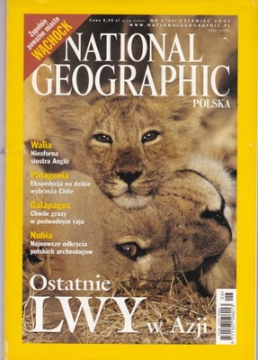 NATIONAL GEOGRAPHIC-6/2001 ostatnie LWY W AZJI