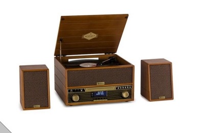 Auna Belle Epoque 1910 Gramofon Retro USB R23-998